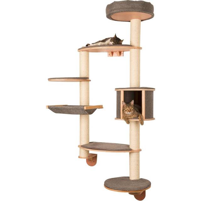 Kerbl Dolomit Tofana Wall-Mounted Cat Tree, X-Large,185 x 115 cm, Grey