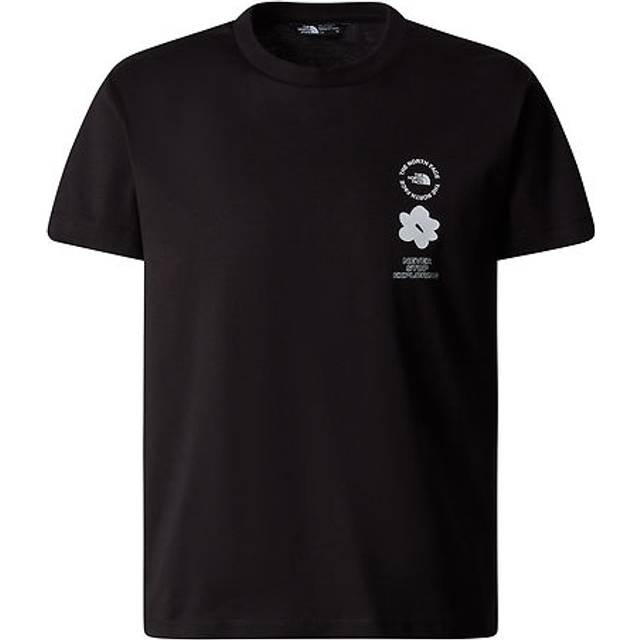 The North Face Girls' Flower Graphic Relaxed T-shirt Tnf Black Size L female - TNF Black (L)