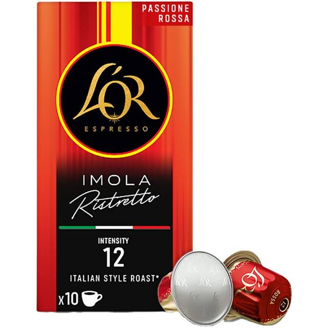 Ristretto Imola - L&#39;OR - 10 kapslar till Nespresso®