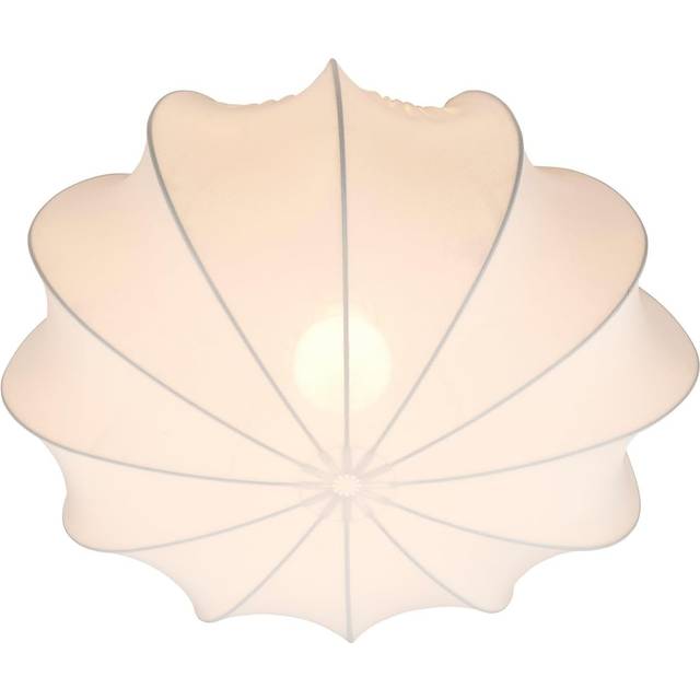 Nordlux Aeron taklampa, textil, vit, diameter 40 cm