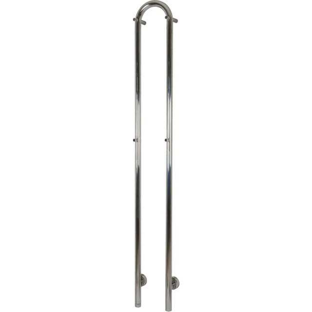 Elektrisk Handdukstork Kriss Duo (1480 x 190 mm, Polerat rostfritt stål)