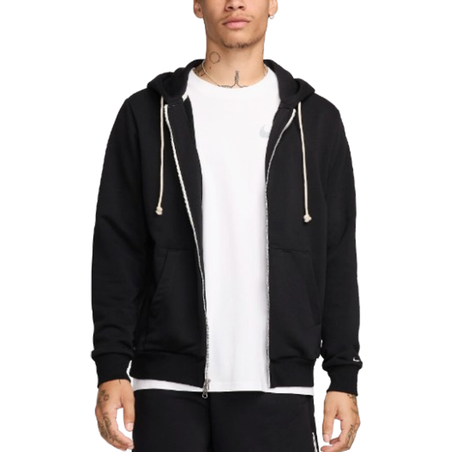 Nike Standard Issue Men's Dri-FIT Full-Zip Basketball Hoodie - Black - Polyester/Cotton - XL