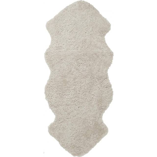 Skinnwille, Curly 1,5 fårskinn Sand