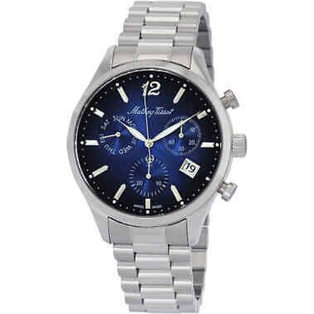 Mathey-Tissot Urban Chrono Stainless Steel Blue Dial Quartz H411CHABU Men's Watch blue