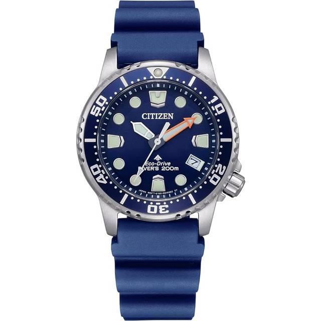 Citizen damklockor analog Eco-Drive 32024734, blå, One Size, Rem