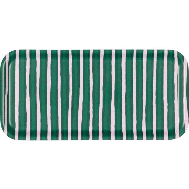 Piccolo Tray 13,5x27,5 cm, Pink / Green