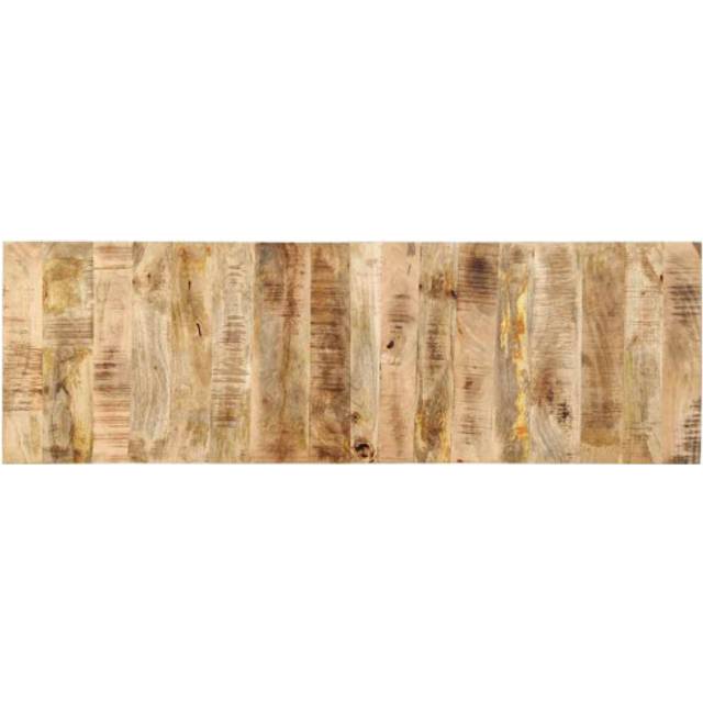 (Solid rough mango wood, 160 x 1.5 x 50 cm) vidaXL Headboard Multicolour 140 cm Solid Wood Reclaimed bed headboard