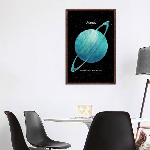 Uranus by Terry Fan - Floater Frame Gallery-Wrapped Canvas Giclée on Canvas - Classic Wood (101.6cm H x 66.04cm W)