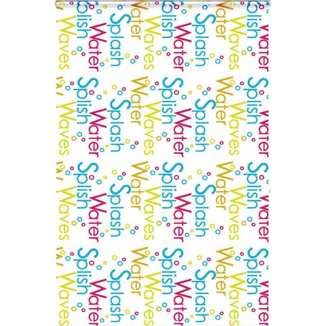 vidaXL Shower Roller Blind with Cassette 150x240 cm Fabric Width 146 cm - Multicolour