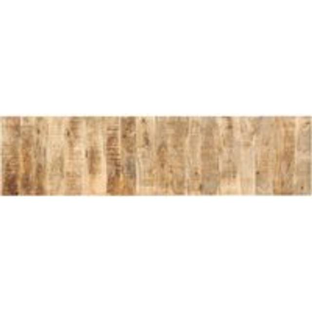 vidaXL Headboard 200 cm Solid Rough Wood Mango - Brown