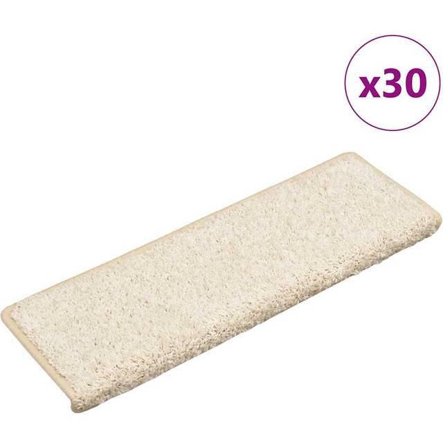 Trappmattor 30 st 65x21x4 cm vit