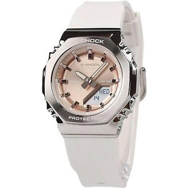 Casio G-Shock Analog Digital Bio-Based Resin Strap Gold Tone Dial Quartz GM-S2110-7A9 200M Women&#39;s Watch