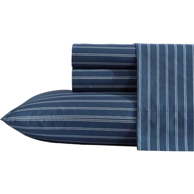 Richmond Stripe Blue Queen Sheet Set