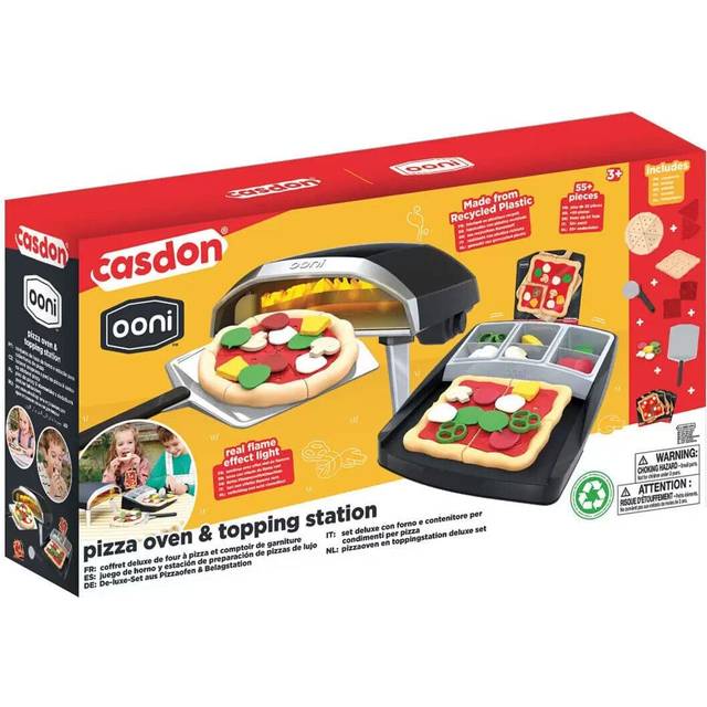 Ooni Pizza Oven Toy Set With Topping Station For Kids | Wowcher