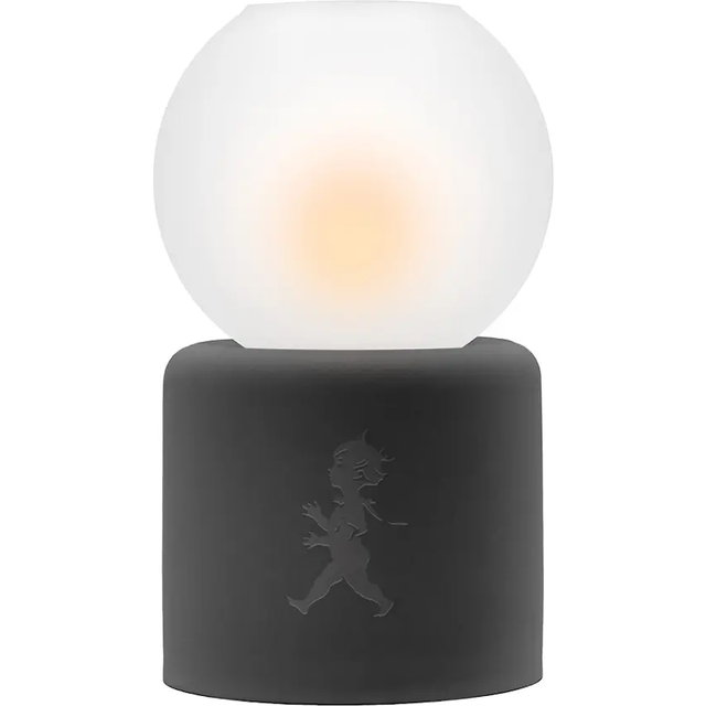 Solstickan Design Globe tealight holder Ø9.5x17 cm Dark grey