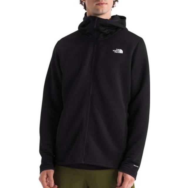 The North Face Men&#39;s Vertical Thermal Full-zip Hooded Jacket Tnf Black Size XL male - TNF Black (XL)