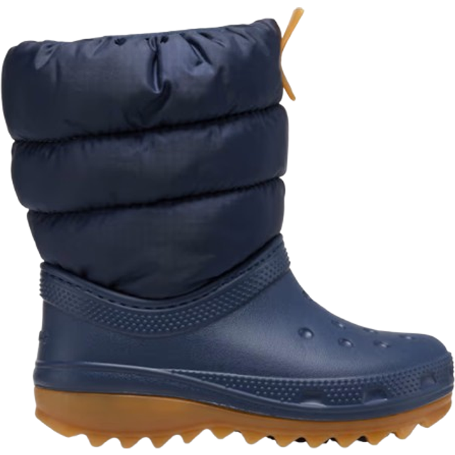 Crocs Kids Classic Neo Puff Boots Toddler Navy Gum Blue, 10 Youth