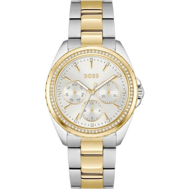 BOSS Strike White Dial Watch 1514176 - Silver