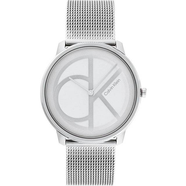 Calvin Klein Watches  Men&apos;s Stainless Steel Mesh Iconic Watch
