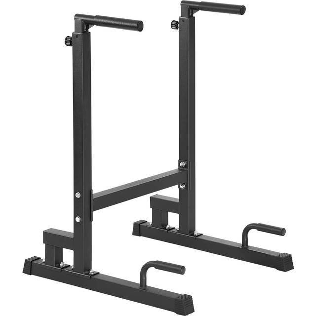 VEVOR Dip-Stange Schwerlast-Dip-St&#xE4;nderstation H&#xF6;henverstellbar 227 kg, Fitness-Workout-Dip-Stange-Station Stabilisator Parallette Liegest&#xFC;tzst&#xE4;nder, Parallelbarren Krafttraining im Heim-Fitnessstudio