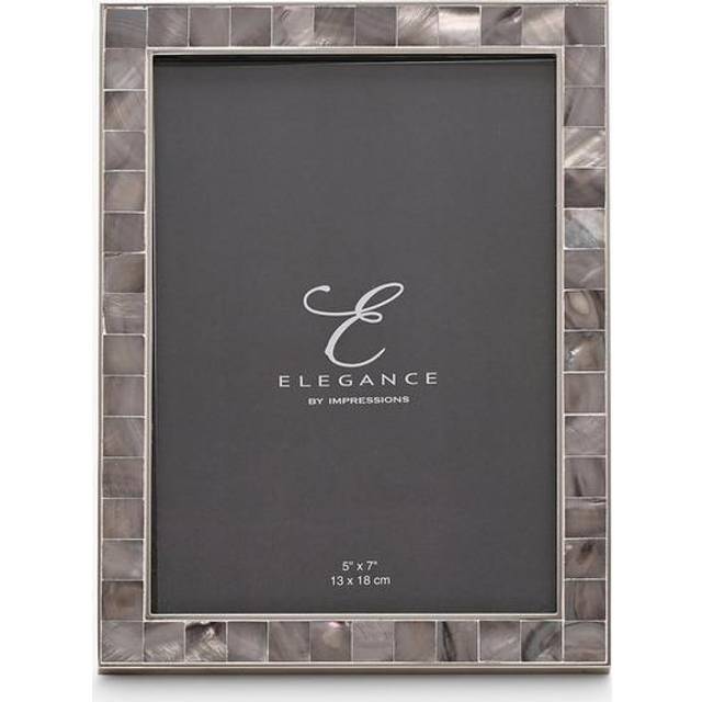 Elegance Mother of Pearl Photo Frame - Grey