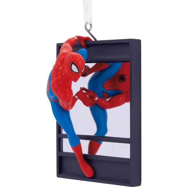Hallmark Marvel Spider-Man on Window Christmas Ornament