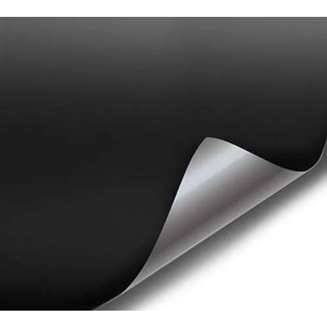 Black Matte Car Wrap Vinyl Roll with Air Release 3MIL-VViViD8 (0.5FT X