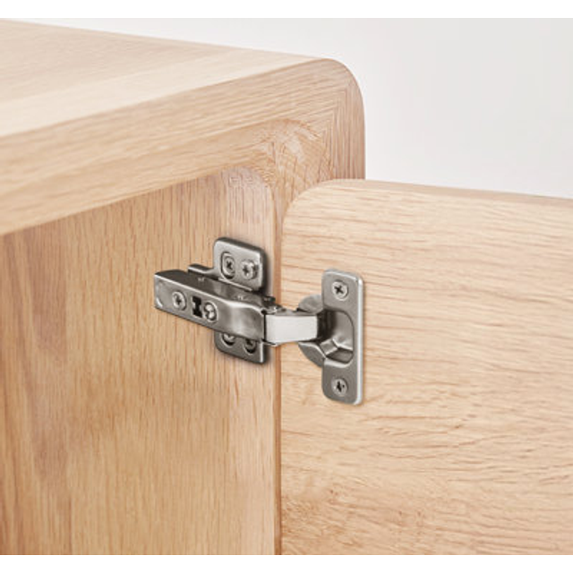 VEVOR Cabinet Door Hinges 50 Packs Full Overlay Soft Close for Frameless Type