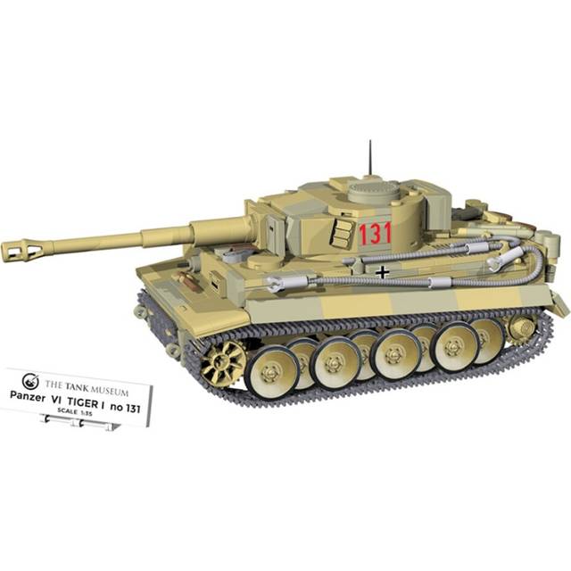 Cobi 1/35 Scale Panzer VI Tiger I no 131 Model Kit - Black