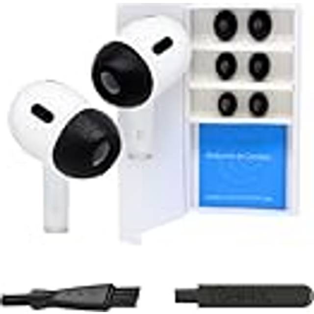 Comply öronproppar i skum, för Apple AirPods Pro Gen 1 & 2, storlek S/M/L (efterföljare till begränsad utgåva 3.0), inkl. demontering och rengöringsverktyg, Phantom svart, 3 par, tillverkad i USA