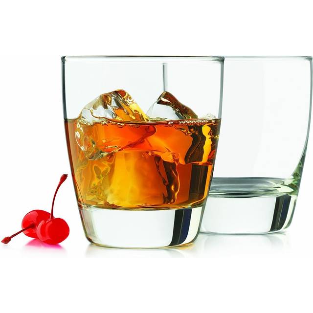 Libbey 4-Piece Classic Heavy Base Old Fashioned Glasses  13-Ounce  Clear