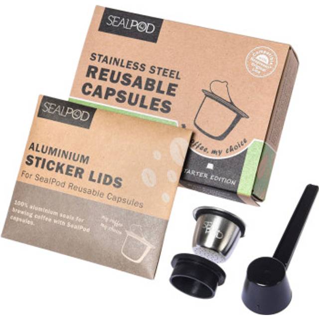 Återanvändbar kapsel kompatibel med Nespresso® Sealpod Starter Edition