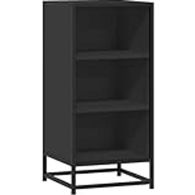 vidaXL Sideboard Black 35.5x35x76 cm Engineered Wood and Metal
