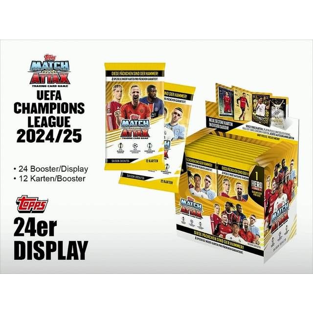 Topps Match Attax - Match Attax 2024/2025: UEFA Champions League - Booster Display (Box med 24 Pakker)