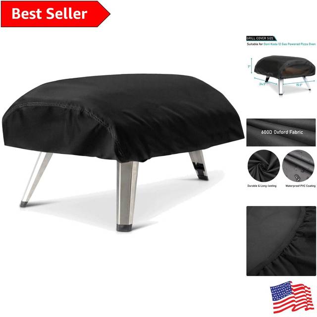 ZJYWSCH Pizza Oven Cover for Ooni Koda 12 Gas Pizza Oven 600D Heavy Duty Portable Gas Pizza Oven Cover Koda 12 Outdoor Waterproof