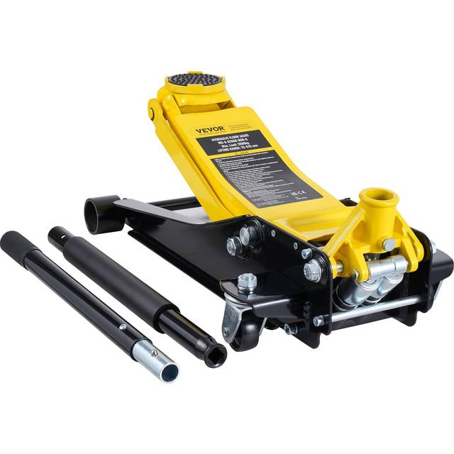 VEVOR Low Profile Floor Jack 2 Ton Heavy Duty Dual Piston Rapid Pump