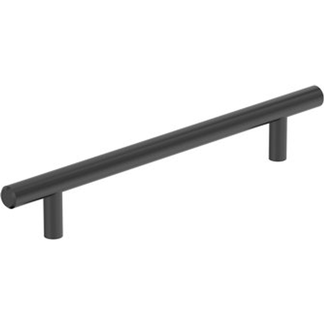 Amerock Bar Pulls 6-5/16 inch (160mm) Center-to-Center Matte Black Cabinet Pull - 10 Pack  10BX40520MB