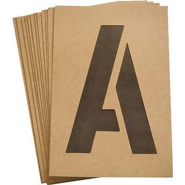 Hy-Ko Products ST-6 6 in. Letter & Number Stencil Set