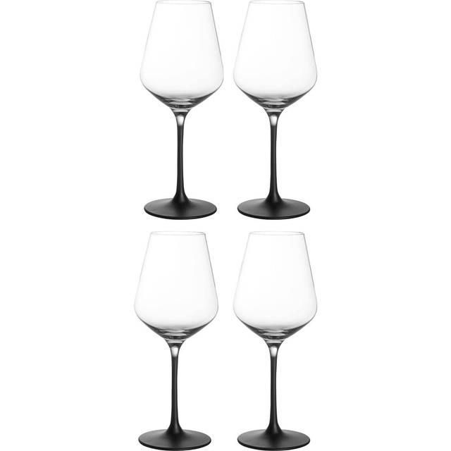 Villeroy & Boch - Manufacture Rock Vitvinsglas 38 Cl 4-pack - Svart