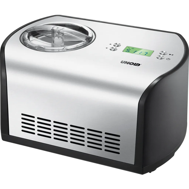 Unold 48865 Ice Cream Maker, Aluminium, 135 W, 1.2 liters, Silver