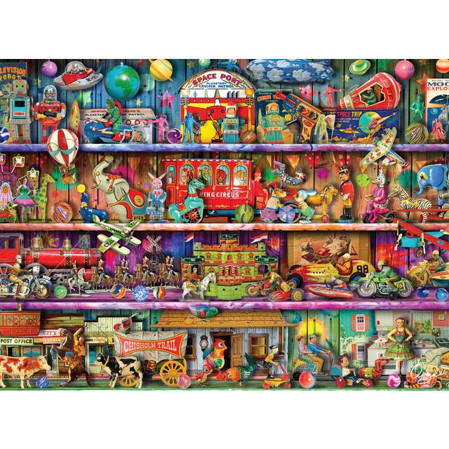 Buffalo Games - Aimee Stewart - Toy Wonderama - 1000 Piece Jigsaw Puzzle for Adults -Challenging Puzzle Perfect for Game Nights - Finished Size is 26.