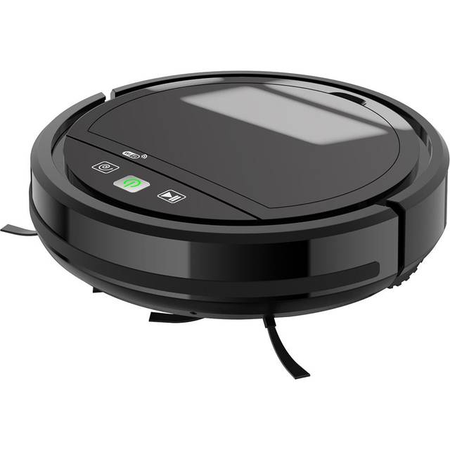 Smart Sweeper Household 3 i 1 rengöringsdammsugare APP Fjärrkontroll 2500PA Super Suction EU Plug svart
