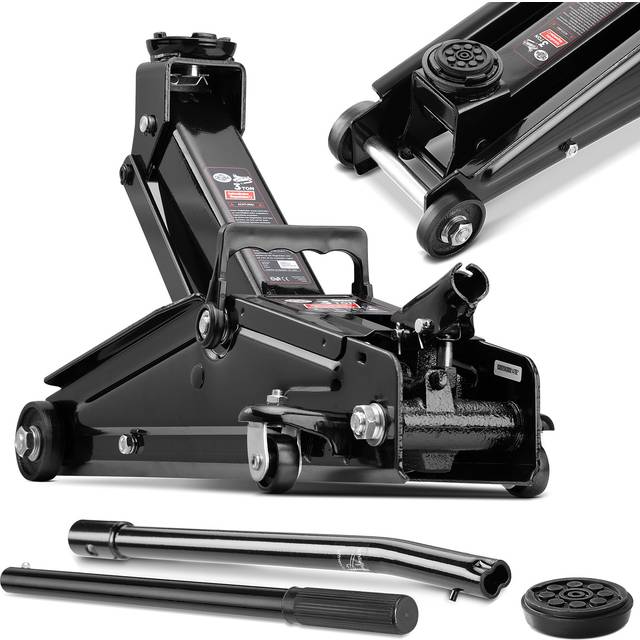 Trolley Jack Black 3t 135-400mm Lifting Height