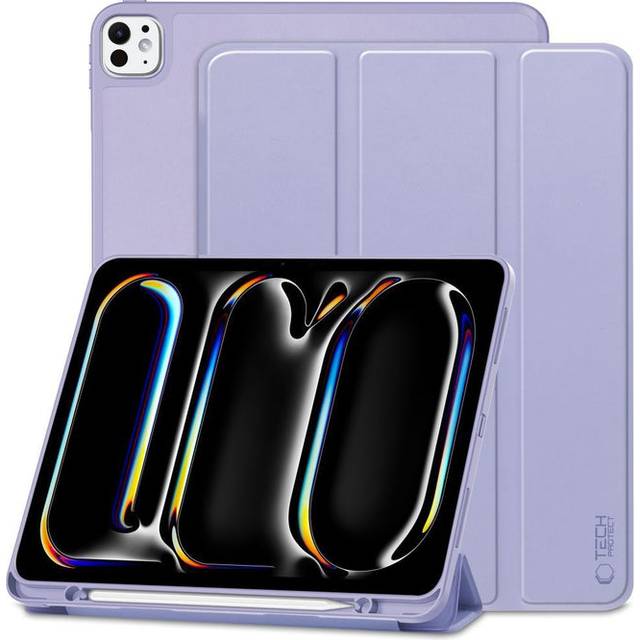 Tech-Protect iPad Pro 13 (2024) Fodral med plats fÃ¶r pennna - Violet