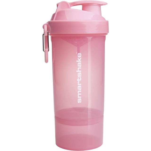 Smartshake Original 2GO ONE Bottle Shaker Cup with 800 ml Capacity, Light Pink