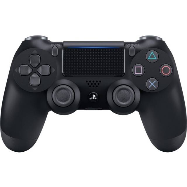 Refurbished Sony DualShock 4 V2 handkontroll till PS4, original, Svart (Bulk)