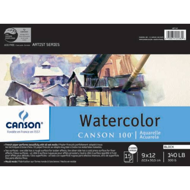 "Canson Artist Series Plein Air Watercolor Artboards 8""X10""-10 Boards C461697"