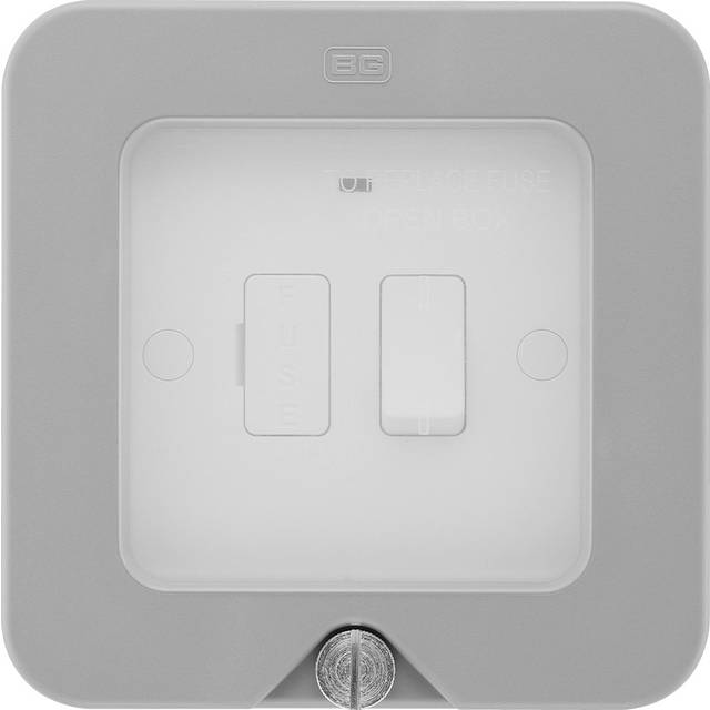 BG IP66 Spur Switched Fused Connection Unit in Grey Polycarbonate