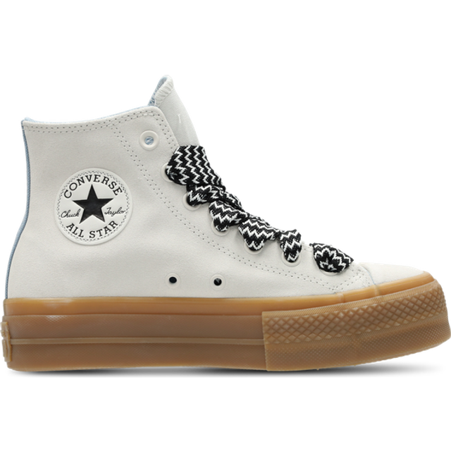 Sneakers Converse Chuck Taylor All Star Lift Platform Suede Vintage White/ Out Of The Blue EUR 37