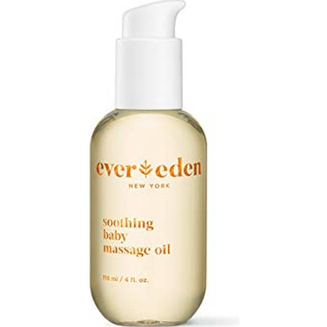 Evereden Soothing Baby Massage Oil 4 fl oz. | Clean Baby Care | Non-toxic and Fragrance Free | Clean Ingredients